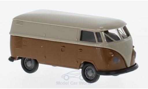Coche miniatura Volkswagen T1 B 1/87 Brekina b Kasten gris/marron Volkswagen T1 B 1/87 Brekina b Kasten gris/marron coche miniatura