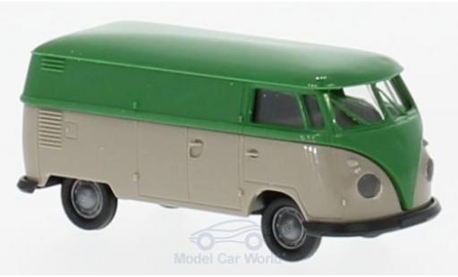 Coche miniatura Volkswagen T1 B 1/87 Brekina b Kasten verde/gris Volkswagen T1 B 1/87 Brekina b Kasten verde/gris coche miniatura