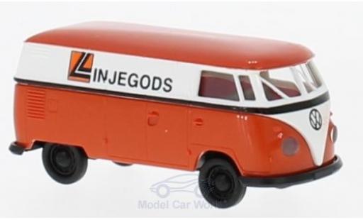 Coche miniatura Volkswagen T1 B 1/87 Brekina b Kasten Linjegods (NO) Volkswagen T1 B 1/87 Brekina b Kasten Linjegods (NO) coche miniatura