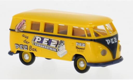 Coche miniatura Volkswagen T1 1/87 Brekina b Kombi 1960 PEZ 1:87 Volkswagen T1 1/87 Brekina b Kombi 1960 PEZ 1:87 coche miniatura