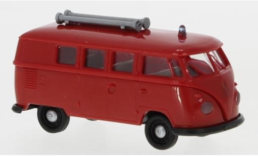 Coche miniatura Volkswagen T1 1/87 Brekina b Kombi Feuerwehr 1960 Volkswagen T1 1/87 Brekina b Kombi Feuerwehr 1960 coche miniatura