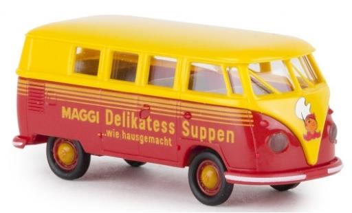 Coche miniatura Volkswagen T1 1/87 Brekina b Kombi Maggi Suppen 1960 Volkswagen T1 1/87 Brekina b Kombi Maggi Suppen 1960 coche miniatura
