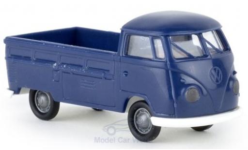 Coche miniatura Volkswagen T1 1/87 Brekina b Pritsche azul Economy Volkswagen T1 1/87 Brekina b Pritsche azul Economy coche miniatura