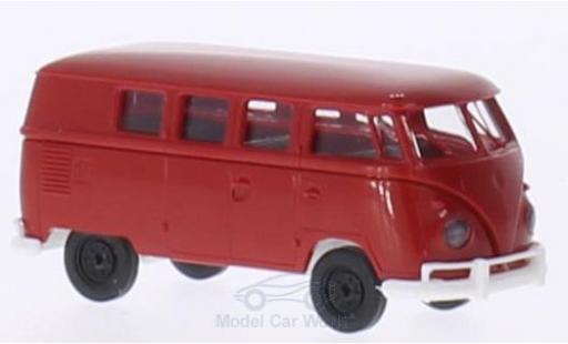 Coche miniatura Volkswagen T1 1/87 Brekina b rojo/blanco Kombi Volkswagen T1 1/87 Brekina b rojo/blanco Kombi coche miniatura