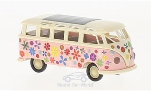Coche miniatura Volkswagen T1 1/87 Brekina b Samba Flower Power Volkswagen T1 1/87 Brekina b Samba Flower Power coche miniatura
