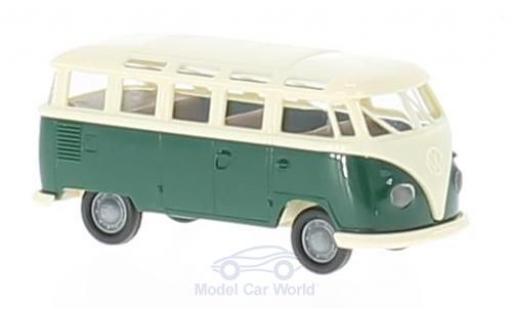 Coche miniatura Volkswagen T1 B 1/87 Brekina b Samba verde/beige Volkswagen T1 B 1/87 Brekina b Samba verde/beige coche miniatura
