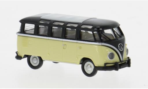 Coche miniatura Volkswagen T1 1/87 Brekina b Samba schwarz/grün 1960 1:87 Volkswagen T1 1/87 Brekina b Samba schwarz/grün 1960 1:87 coche miniatura