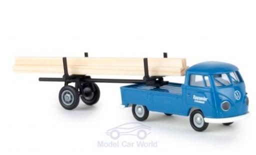 Coche miniatura Volkswagen T1 B 1/87 Brekina b Schreinerei Kunzweiler mit beladenem Nachläufer Volkswagen T1 B 1/87 Brekina b Schreinerei Kunzweiler mit beladenem Nachläufer coche miniatura