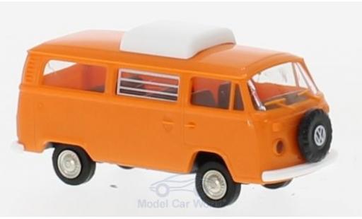Coche miniatura Volkswagen T2 B 1/87 Brekina Camper naranja mit Hubdach Volkswagen T2 B 1/87 Brekina Camper naranja mit Hubdach coche miniatura