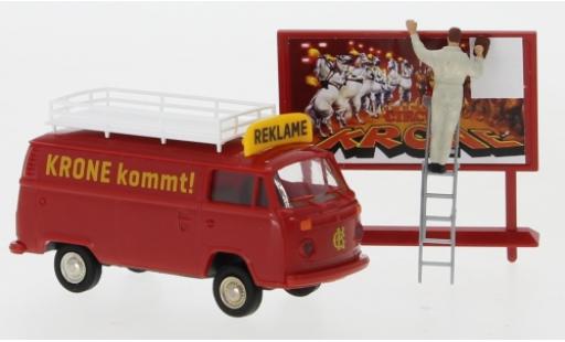 Coche miniatura Volkswagen T2 1/87 Brekina Kasten Circus Krone Reklame 1973 avec figurine Volkswagen T2 1/87 Brekina Kasten Circus Krone Reklame 1973 avec figurine coche miniatura