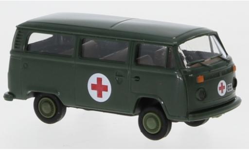 Coche miniatura Volkswagen T2 1/87 Brekina Kombi Bundeswehr - Rotes Kreuz 1973 Volkswagen T2 1/87 Brekina Kombi Bundeswehr - Rotes Kreuz 1973 coche miniatura