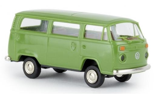 Coche miniatura Volkswagen T2 1/87 Brekina Kombi verde 1972 Volkswagen T2 1/87 Brekina Kombi verde 1972 coche miniatura