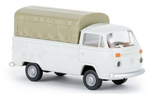 Coche miniatura Volkswagen T2 1/87 Brekina Pritsche gris 1972 Volkswagen T2 1/87 Brekina Pritsche gris 1972 coche miniatura