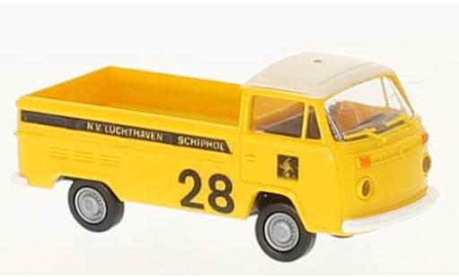 Coche miniatura Volkswagen T2 1/87 Brekina Pritsche Luchthaven Schipol (NL) Volkswagen T2 1/87 Brekina Pritsche Luchthaven Schipol (NL) coche miniatura