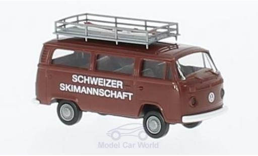 Coche miniatura Volkswagen T2 1/87 Brekina Schweizer Skinationalmannschaft Kombi Volkswagen T2 1/87 Brekina Schweizer Skinationalmannschaft Kombi coche miniatura