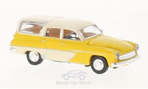 Coche miniatura Wartburg 311 1/87 Brekina Camping amarillo/blanco Wartburg 311 1/87 Brekina Camping amarillo/blanco coche miniatura