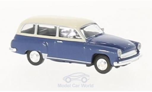 Coche miniatura Wartburg 311 1/87 Brekina Kombi azul/beige Wartburg 311 1/87 Brekina Kombi azul/beige coche miniatura