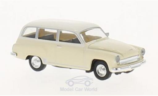 Coche miniatura Wartburg 311 1/87 Brekina Kombi beige/blanco Wartburg 311 1/87 Brekina Kombi beige/blanco coche miniatura