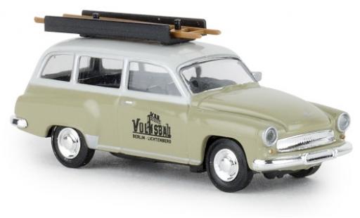 Coche miniatura Wartburg 311 1/87 Brekina Kombi VEB Volksbau 1965 Wartburg 311 1/87 Brekina Kombi VEB Volksbau 1965 coche miniatura