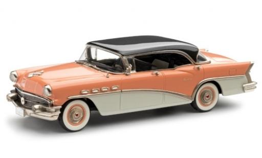 Coche miniatura Buick Century 1/43 Brooklin 4-Door Hardtop rosa/blanco 1956 noir toit Buick Century 1/43 Brooklin 4-Door Hardtop rosa/blanco 1956 noir toit coche miniatura