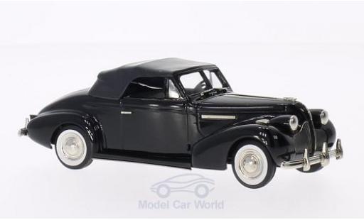 Coche miniatura Buick Century 1/43 Brooklin Convertible Coupe M66-C negro 1939 Buick Century 1/43 Brooklin Convertible Coupe M66-C negro 1939 coche miniatura