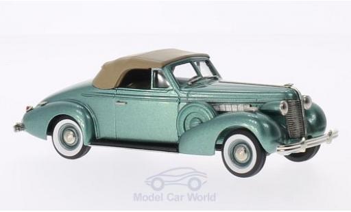 Buick Special 1/43 Brooklin Convertible Coupe M46-C metalico verde/marron 1938 coche miniatura