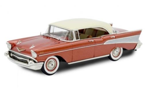 Chevrolet Bel Air 1/43 Brooklin 4-door Hardtop metalico kupfer/beige 1957 coche miniatura