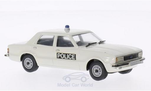 Coche miniatura Ford Cortina 1/43 Brooklin MKIV Essex Police blanco 1976 Ford Cortina 1/43 Brooklin MKIV Essex Police blanco 1976 coche miniatura