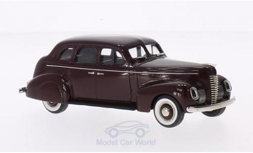 Coche miniatura Nash Ambassador 1/43 Brooklin Eight 4-Door Touring Sedan rojo 1939 Nash Ambassador 1/43 Brooklin Eight 4-Door Touring Sedan rojo 1939 coche miniatura