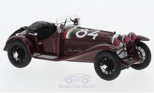 Coche miniatura Alfa Romeo 1750 1/43 Brumm GS RHD No.84 Mille Miglia 1930 T. Nuvolari/G-B.Guidotti Alfa Romeo 1750 1/43 Brumm GS RHD No.84 Mille Miglia 1930 T. Nuvolari/G-B.Guidotti coche miniatura