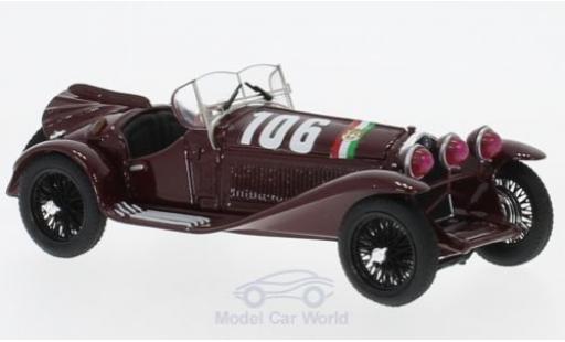 Coche miniatura Alfa Romeo 2300 1/43 Brumm No.106 Mille Miglia 1932 B.Boracchini/A.Bignami Alfa Romeo 2300 1/43 Brumm No.106 Mille Miglia 1932 B.Boracchini/A.Bignami coche miniatura