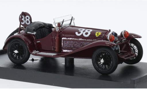 Alfa Romeo 8C 1/43 Brumm 2300 RHD No.38 Scuderia Ferrari 24h Spa 1932 coche miniatura