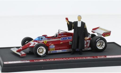 Coche miniatura Ferrari 126 1/43 Brumm CK turbo No.27 formule 1 GP Monaco 1981 Ferrari 126 1/43 Brumm CK turbo No.27 formule 1 GP Monaco 1981 coche miniatura