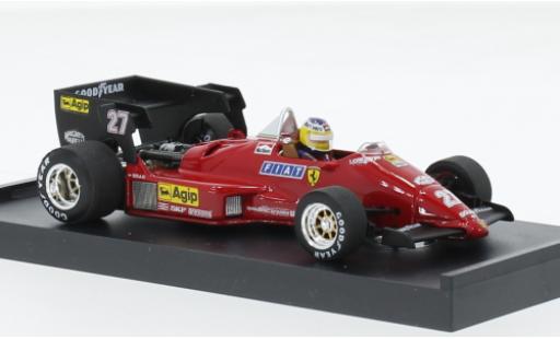 Coche miniatura Ferrari 126 1/43 Brumm C4 turbo No.27 formule 1 GP Belgique 1984 Ferrari 126 1/43 Brumm C4 turbo No.27 formule 1 GP Belgique 1984 coche miniatura