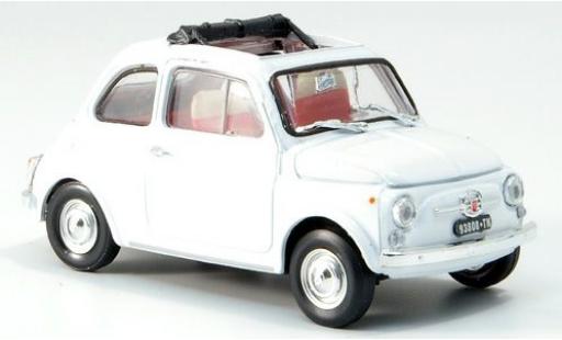 Fiat 500 1/43 Brumm F blanche 1965 coche miniatura