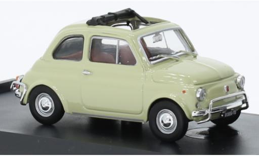 Fiat 500 1/43 Brumm L beige 1968 coche miniatura