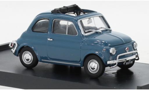 Fiat 500 1/43 Brumm L azul 1968 coche miniatura