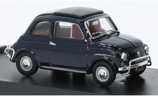 Fiat 500 1/43 Brumm L azul foncé 1968 coche miniatura