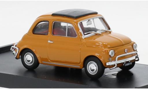 Fiat 500 1/43 Brumm L amarillo 1968 coche miniatura