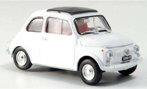 Fiat 500 1/43 Brumm F blanche 1965 coche miniatura