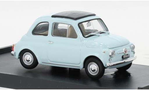 Fiat 500 1/43 Brumm F azul clair 1965 coche miniatura