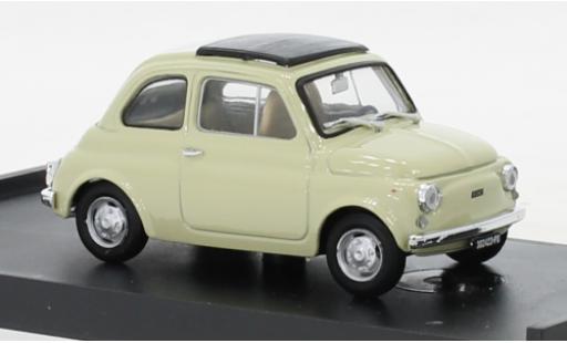 Fiat 500 1/43 Brumm R beige 1972 coche miniatura