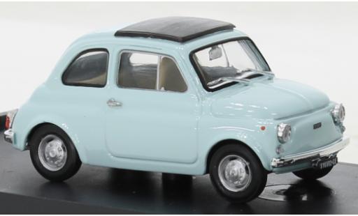 Fiat 500 1/43 Brumm R azul clair 1972 coche miniatura
