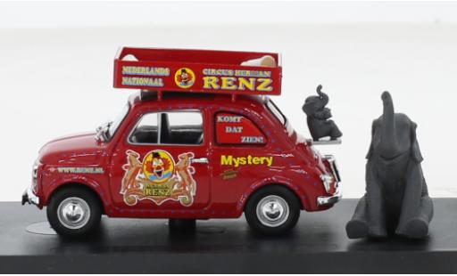 Fiat 500 1/43 Brumm R Circque Renz (NL) 1972 coche miniatura
