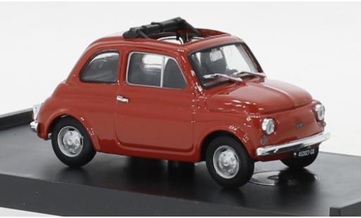 Fiat 500 1/43 Brumm R naranja 1972 coche miniatura