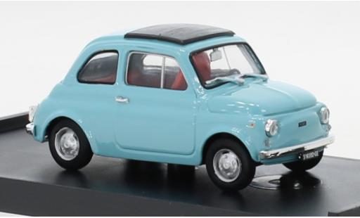 Fiat 500 1/43 Brumm R turquesa clair 1972 coche miniatura