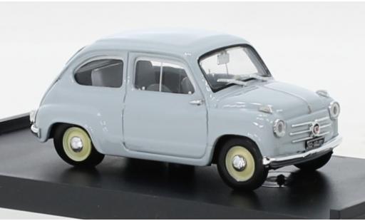 Coche miniatura Fiat 600 1/43 Brumm Berlina Serie 1 gris 1955 Fiat 600 1/43 Brumm Berlina Serie 1 gris 1955 coche miniatura