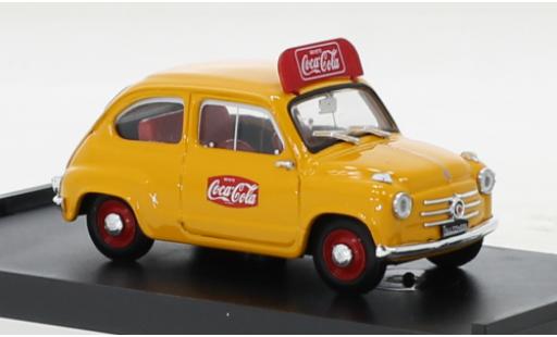 Coche miniatura Fiat 600 1/43 Brumm Serie 1 Coca Cola 1960 Fiat 600 1/43 Brumm Serie 1 Coca Cola 1960 coche miniatura