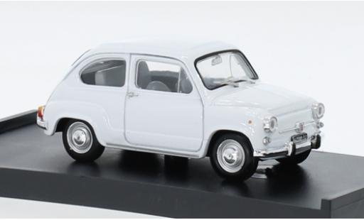 Coche miniatura Fiat 600 1/43 Brumm D Berlina Fanaloni blanche 1965 Fiat 600 1/43 Brumm D Berlina Fanaloni blanche 1965 coche miniatura