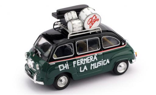 Coche miniatura Fiat 600 1/43 Brumm D Multipla Chi Fermera la Musica Fiat 600 1/43 Brumm D Multipla Chi Fermera la Musica coche miniatura